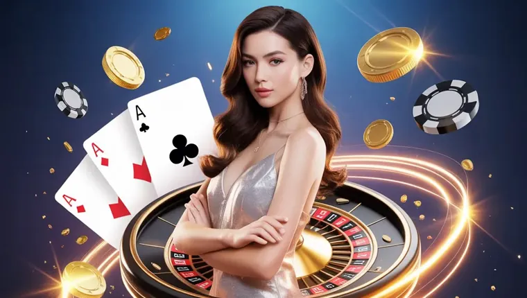 Player winning on a 777 real money slot machine